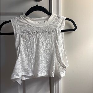 White Sleeveless Women's Top